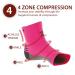 Rymora Plantar Fasciitis Support Socks - Medium Arch Compression Socks - Pink (One Pair) | For Men and Women | 21-25cm Arch Circumference - Buy Online on GoSupps.com
