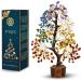 Seven Chakra Crystal Tree for Positive Energy - Feng Shui Home Decor - Good Luck Money Tree - Spiritual Gifts - Buy Online on GoSupps.com
