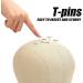 Wan&Bang 21-23 Inch Wig Head with Stand for Making Wigs - Mannequin Head Stand with Cork Canvas Head, Wig Cap, T-Pins, and Sewing Thread Included - Buy Online on GoSupps.com