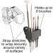 Easy To Use Products Brush Grip Paintbrush Holder and Drying Rack/Caddy  Painting Supplies (Black) - Buy Online on GoSupps.com