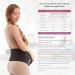 GABRIALLA Elastic Pregnancy Belly Band - Baby Safe Design, Adjustable & Breathable Maternity Belt for Posture, Back Relief - Small Black - Buy Online on GoSupps.com
