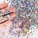 Renfio 50g Holographic Heart Shaped Glitter Confetti Sequins for DIY Art & Decorations - Shiny Laser Silver Chunky 1.75 oz - Buy Online on GoSupps.com