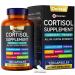 YBFQ Cortisol Supplement with Aspalathus Linariifolius Magnesium L-Theanine - for Men and Women - Stress Relief Sleep Support Detoxification Reduction & Control - 120 Capsules