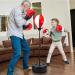 Springflower Big Punching Bag with 2 Pack Boxing Gloves | Height Adjustable Stand | Boxing Toys for Boys & Girls 5-10 Years Old - Buy Online on GoSupps.com