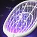 Electric Fly Swatter Racket Powerful Swatter 2 in 1 Electric Fly Killer Rechargeable Killer Lamp Portable Fly Killer Lamp for Indoor and Outdoor (White) - Buy Online on GoSupps.com
