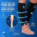 Calf Compression Sleeves and Leg Wraps (4 Piece Set) for Shin Splint Support - Ideal for Running, Basketball, Cycling, Maternity - Large to X-Large Black Calf Guards for Men and Women - Buy Online on GoSupps.com