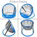 Premium Golf Chipping Practice Net Set | 3Pcs (12'' 18'' 24'') Indoor/Outdoor Hitting Nets with Target Mat | Blue | Updated Design - Buy Online on GoSupps.com