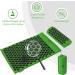 Buy Fitem Acupressure Mat with Pillow - Relieves Back & Neck Pain Sciatica and Insomnia - Green & Black - International Shipping Available - Buy Online on GoSupps.com