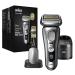 Braun Series 9 Pro 9487cc Electric Razor for Men Wet & Dry Electric Razor Rechargeable Electric Shaver with Clean & Charge Station and ProCare Attachment 9487cc Shaver