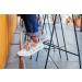 OLUKAI Mio Li Men's Athletic Shoe - Lightweight Mesh, Comfort Fit, Wet Grip Soles - 10.5 Mist Grey/Poi - Buy Online on GoSupps.com