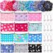 36 Pcs Dental Hygienist Gifts 12 Teeth Makeup Bags 12 Teeth Hair Scrunchies 12 Tooth Shape Key Chains Dental Assistant Cosmetic Pouch Tooth Elastic Hair Holder Hygiene Ponytail for Women Girls