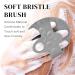 PLZ Silicone Body Scrubber - Gentle Exfoliating Shower Brush for Lathers Well - Grey - Buy Online on GoSupps.com