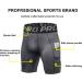 YUSHOW Men's Compression Shorts with Pocket - Quick Dry Spandex Sports Running Underwear - Black, Medium - Buy Online on GoSupps.com