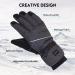 CAMYOD Waterproof Ski Snowboard Gloves | Men's Cold Weather Gloves with 3M Thinsulate & Zipper Pocket - Buy Online on GoSupps.com