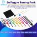 Dreld 9 Solfeggio Tuning Forks Kit for DNA Repair & Healing Sound Therapy - Colorful | Includes Silicone Hammer and Bag - Perfect Musical Instrument for Balancing Healers - Buy Online on GoSupps.com