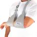 Actesso Web Medical Arm Sling - Designed to immobilise and stabilise The arm Wrist and Shoulder Following Injuries or for a Broken arm and cast Support. (Medium) Grey M (Pack of 1)