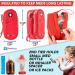PracMedic Bags 2 Tier Insulin Cooler Travel Case - Red Carry Case for Epipen, Diabetic Supplies, Inhaler, Auvi-Q - First Aid Bag for Diabetes Medication - Buy Online on GoSupps.com