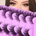 ALICE F001 False Eyelashes 20mm 7 Pairs Pack - Mink Fluffy Fox Eye Lashes for Wispy Dramatic Fairy Cat Eye Look - Buy Online on GoSupps.com