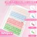 Individual Colorful Eyelashes - 320pcs Lankiz 20D C Curl 10-16mm Mix | DIY Cluster Lashes for Eyelash Extensions - Buy Online on GoSupps.com