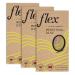 Flex Menstrual Discs | Disposable Period Discs | Tampon, Pad, and Cup Alternative | Capacity of 5 Super Tampons | HSA or FSA Eligible | Made in Canada | 3-Pack (36 Total Count) 36 Count