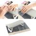 FEIlei Nail Arm Rest Cushion Set Leathers Nail Hand Rest Foldable Nail Pillow and Mat - Buy Online on GoSupps.com