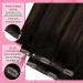 Youngsee Clip In Extensions - 55cm Real Hair Ombre Brown 120g (7PCs) - Premium Clip-In Extensions for Women - Buy Online on GoSupps.com