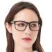 MARE AZZURO Blue light Blocking Reading Glasses Women Square Readers 0 100 125 150 175 200 225 250 275 300 350 400 (Black, 2.75) Z3-black(blue Light Lens) 2.75 x