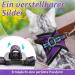 Rabbitgoo Adjustable Cat Dishes Set with Leash - Reflective Stripes for Cats & Kittens - Soft & Durable - Purple - 1 Pack - Buy Online on GoSupps.com