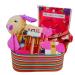BCL Happy Mother's Day Gift Box Deluxe DIY Spa Comfort Basket with Women Self-care Pamper Treasures Stuffed Animal Eye Pads Beauty Body Lip Care Bagbox Contents May Vary & CUSTOM Storage Carrier