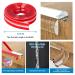 Clear Silicone Baby Proofing Edge Protector Strip - 6.6ft Soft Corner Guards for Cabinets, Tables, Drawers - Thickened, Pre-Taped Adhesive - Buy Online on GoSupps.com