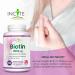 Biotin Hair Growth Supplement 12,000mcg - 400 Tiny Tablets, Full Year Supply - Men & Women Hair Support - Buy Online on GoSupps.com