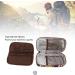 Insulin Cooler Travel Case Premium Canvas PU Insulated Diabetic Bag Thermometer Portable Medicine Cooling Bag (Coffee) - Buy Online on GoSupps.com