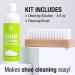 CleanKicks Shoe Cleaning Kit - 4 oz. Bottle and Brush - Sneaker, Boot, Cleat Cleaner for Various Footwear Types - Buy Online on GoSupps.com