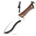 Perkin Knives fixed blade hunting knife with leather sheath