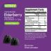 Sambucus Black Elderberry Gummies 3-in-1 Immune Booster with Zinc & Vitamin C - 120 Berry Flavored Gummies - Plant Based Pectin Dietary Supplement for Adults, Teens & Kids - Buy Online on GoSupps.com