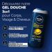 NIVEA MEN R veil Express Power Shower Gel (1 x 250 ml) Invigorating Cleansing Care Enriched with Citrus Infusion 3 in 1 S - Buy Online on GoSupps.com