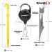 SAMSFX Fly Fishing Knot Tying Tool Combo - Quick Loop Tyer & Retractor for Hooks, Lures, and Lines - Buy Online on GoSupps.com