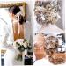 Gogogmee 1 Set Comb Set Hair Comb Clip Hair Flowers Bridal Hair Side Comb Bride Headdress Wedding Hair Comb Rhinestones Wedding Hair Clip Flower Hair Combs Women Flower Hairpins White Cloth - Buy Online on GoSupps.com