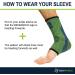 Achilles Tendon Support Brace | Plantar Fasciitis Sock | Ankle Compression Sleeve for Running | Relief for Tendonitis & Flat Feet - Fjord Blue Unisize - Buy Online on GoSupps.com