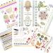 Metallic Temporary Tattoos 6 Sheets + Henna Tattoo Designs - Body Paint Kit - Buy Online on GoSupps.com