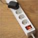 Emos Socket Strip with USB - 5 Multiple Sockets 2x 2.1A Charging Switch & Enhanced Safety - IP20 Indoor Use - Buy Online on GoSupps.com