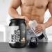 KICHLY (Set of 2 Classic Protein Shaker Bottle (700 ml) with Protein Shaker Ball - Non-Leak Cap with Container for Protein Shakes Perfect Fitness & Workout Partner (Black & Clear) - Buy Online on GoSupps.com