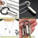 Titanium Pill Case Necklace & Keychain - Waterproof Tiny Pill Holder for Men | Micro Emergency Aspirin & Nitro Fob Box - TC11 (2-Pack - Buy Online on GoSupps.com