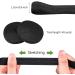Black Wide Elastic Ribbon Band - 5/8 Inch x 25 Yard | Fold Over Stretch Trim for Hair Ties, Headbands, Bows - DIY Craft Sewing Ribbon - Buy Online on GoSupps.com