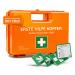 First aid suitcase DIN 13169: 2021 |Filled including wall bracket and free sticker |First aid box/association box for companies companies institutions and at home