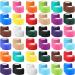 96 Pcs Self Adhesive Wrap Bandages Bulk Breathable Athletic Tape Elastic Cohesive Bandage Adhesive Wrap Roll for Stretch Athletic Sports Wrist Ankle  1 Inch x 5 Yard  2 Inch x 5 Yard (Multicolored)