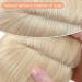 Elailite Real Hair Clip-In Toupet for Women | Silk Base Extensions Topper | 130% Density Remy Hair | 6-15cm Length | #613 Bleached Blonde - Buy Online on GoSupps.com