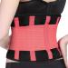 Back Brace Support Belt for Lumbar Pain Relief - Sciatica & Herniated Disc Support - Adjustable Waist Trainer for Men & Women - Medium Pink - Buy Online on GoSupps.com