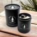 Jasmine & Sandalwood Soy Candles | 100% Natural Aromatherapy | Obsidian Crystal Infused for Meditation & Reiki - Buy Online on GoSupps.com