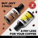 Javy Coffee Concentrate Bundle - Original + Mocha | Hot & Cold Brew Instant Coffee | 60X Caffeinated Shots - Medium Roast Arabica | Unsweetened & Sugar-Free | 2 Pack 12oz & 6oz - Buy Online on GoSupps.com